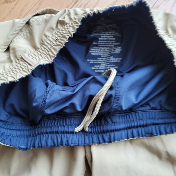 Hollywood The Jean People Men’s XL Tan Pull On Elastic Waist Tan Shorts - Picture 4 of 9